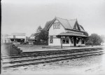 Old photo of station & area.